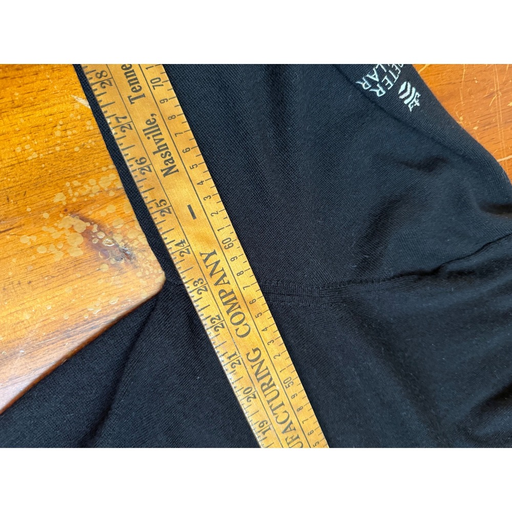 Peter Millar XXL Black Merino Wool V-Neck Sweater WMGA Golf Flags Logo Mens - Picture 10 of 13